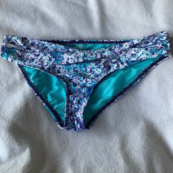 Sunsets Bikini Bottom Aqua Sky Womens XL Cheeky Swimsuit - Picture 1 of 8